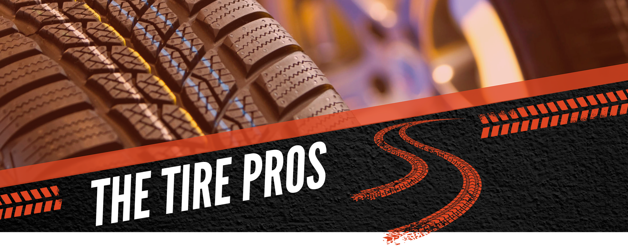 tire graphic with slogan that says tire pros 